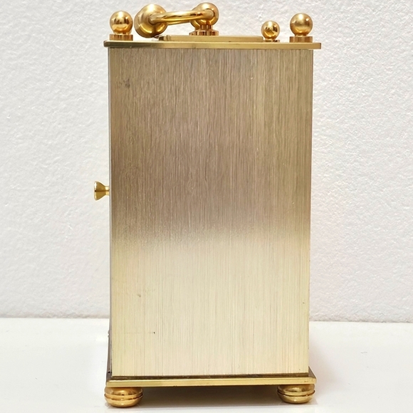 Alfred Sung Gold Table Clock with Handle - Picture 7 of 16